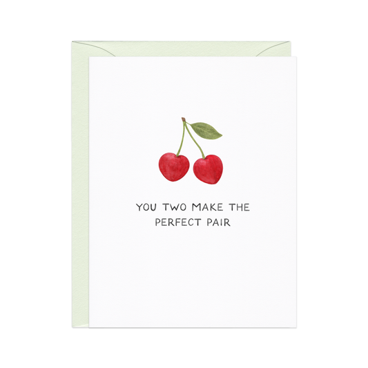 Perfect Pair Wedding Card