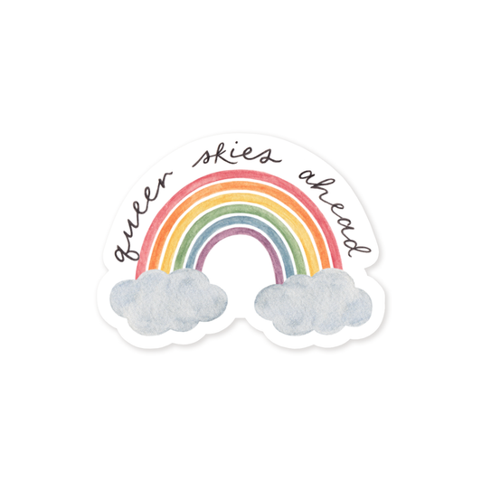 Queer Skies Ahead Sticker