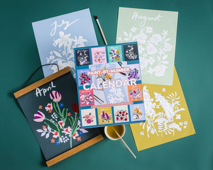 Paint-by-Number Calendar Kit (Undated)