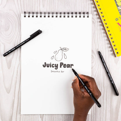 Black Drawing Pens - 3-Pack