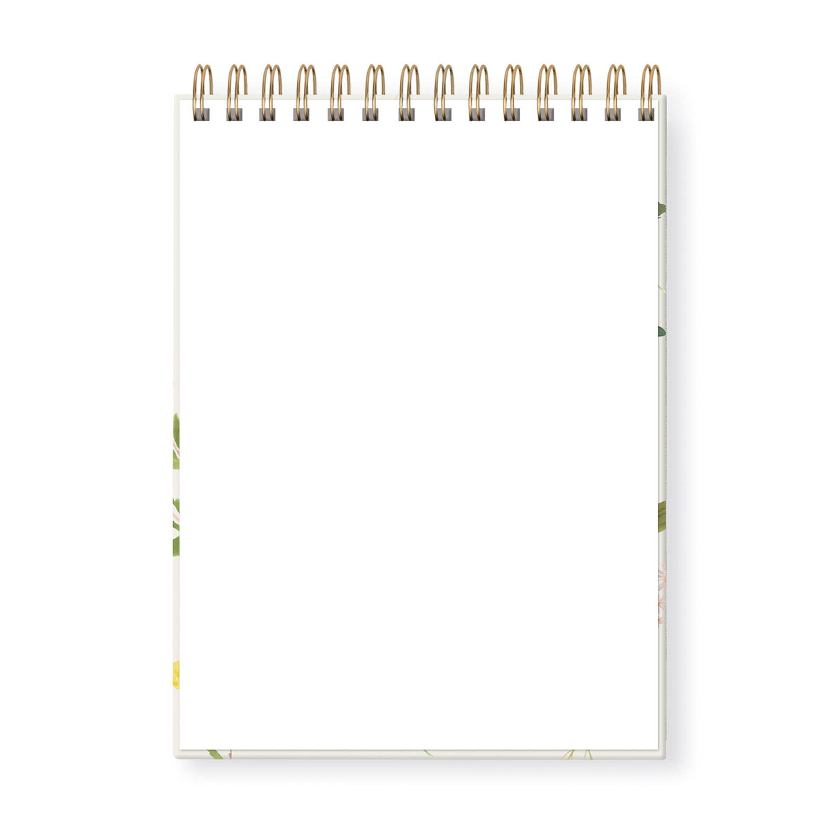 Garden Florals Spiral Sketch Pad (Blank Pages)