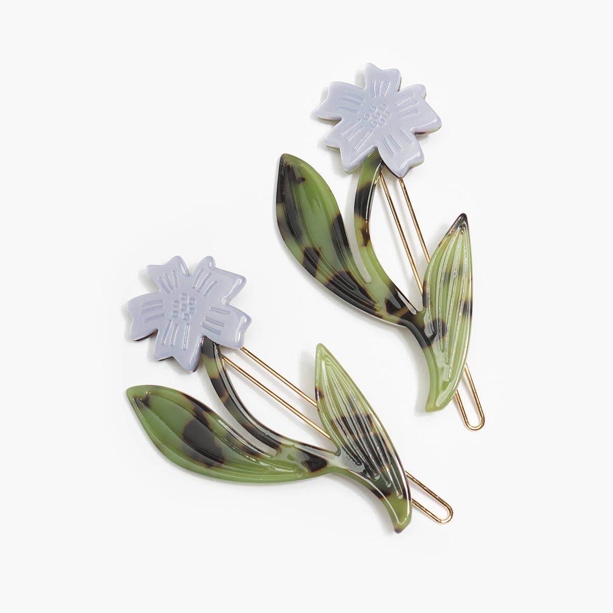 Chicory Barrette Hair Clip Set