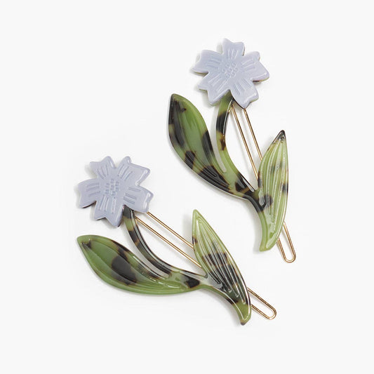Chicory Barrette Hair Clip Set