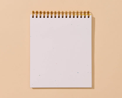 Violets Letterpress Doodlebook (Unlined)
