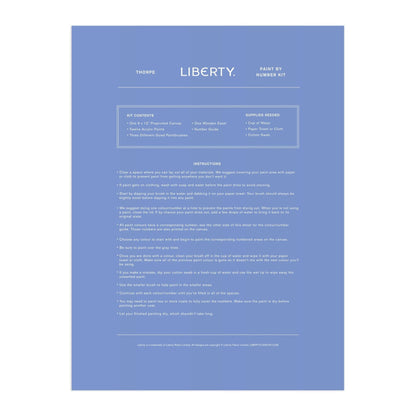 Liberty 9 x 12 Paint by Number Kit Thorpe
