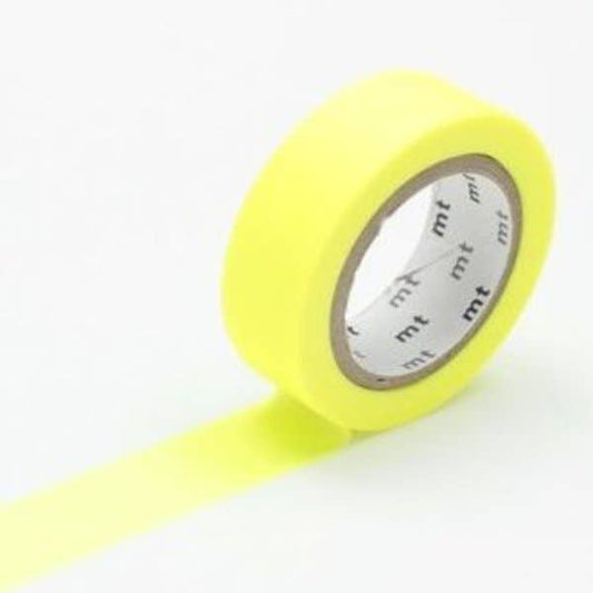 Neon Yellow Washi Tape Roll