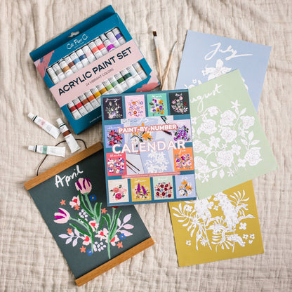 Paint-by-Number Calendar Kit (Undated)