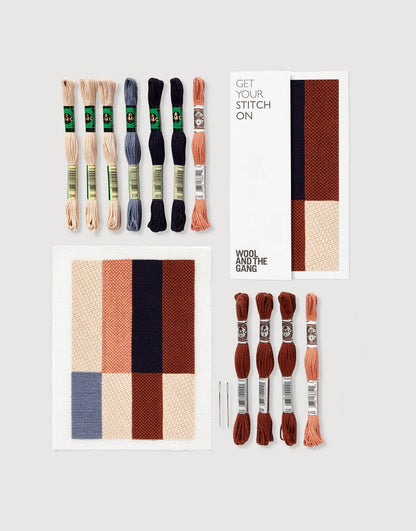 Wool and the Gang Color Block Needlepoint Kit